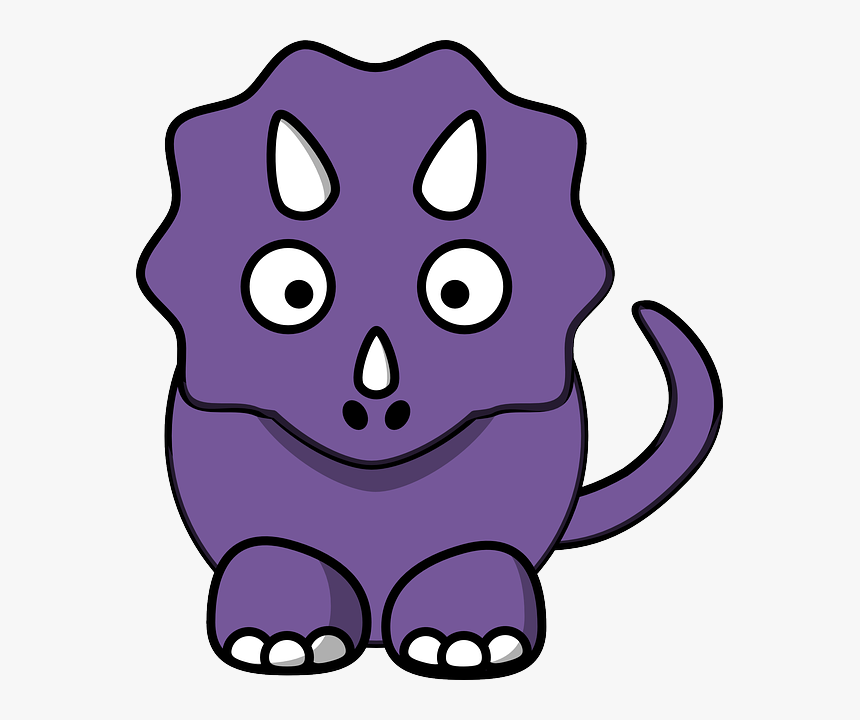 Transparent Cute Turkey Png - Dinosaur Clipart Purple, Png Download