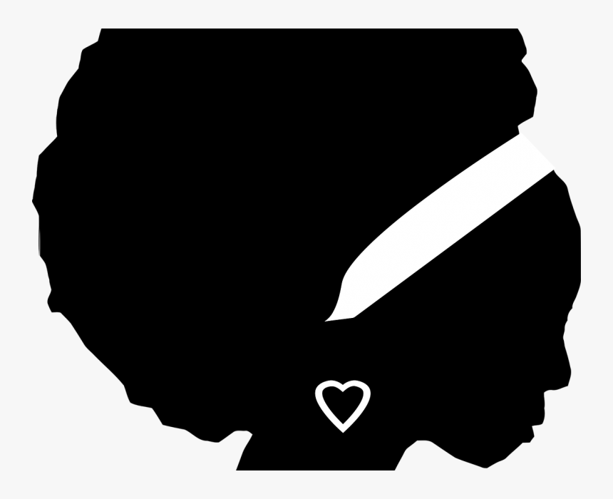 Profile Of A Black Woman - Symbol For African American, HD Png Download