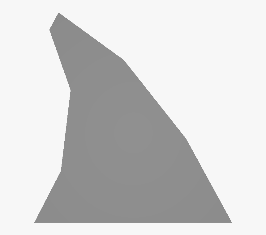 Shark Fin Body - Triangle, HD Png Download
