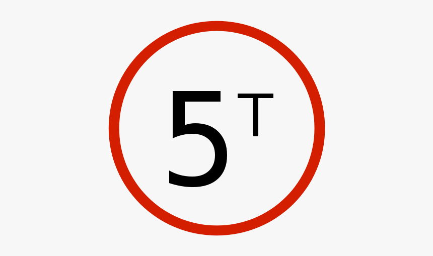 Indian Road Sign - Load Limit Sign Png, Transparent Png