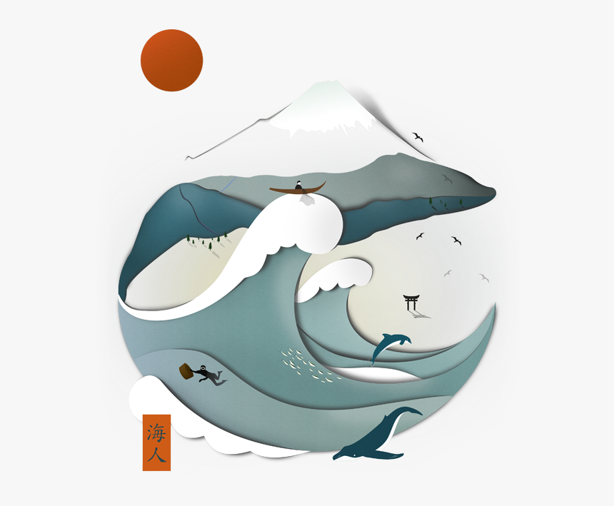 Transparent Shark Fin Art, HD Png Download