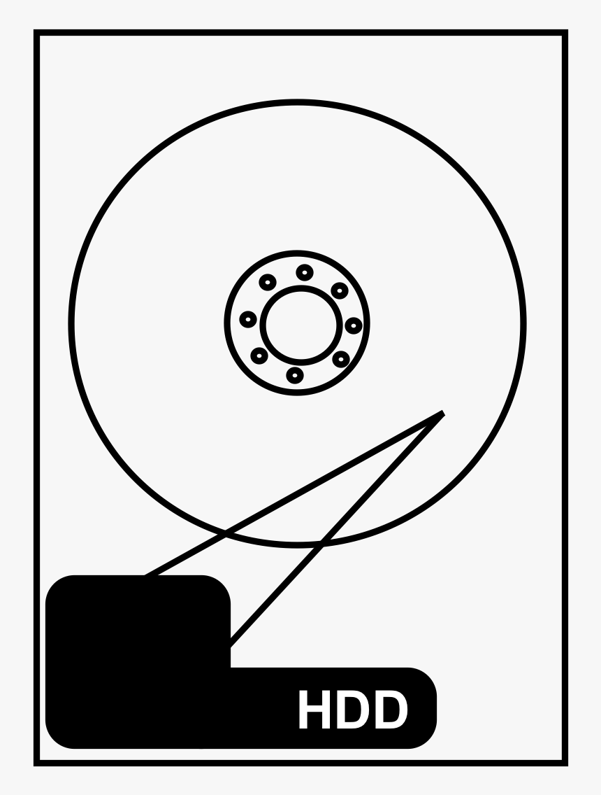 Hard Drive - Circle, HD Png Download
