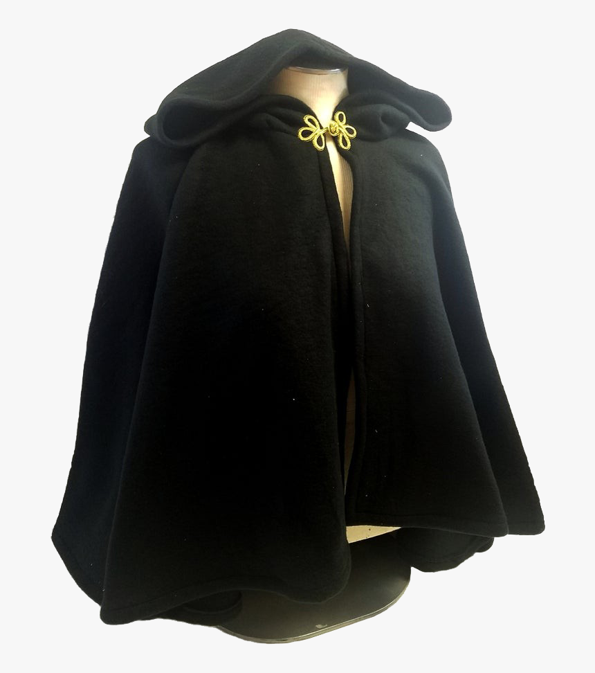 black short cape jacket