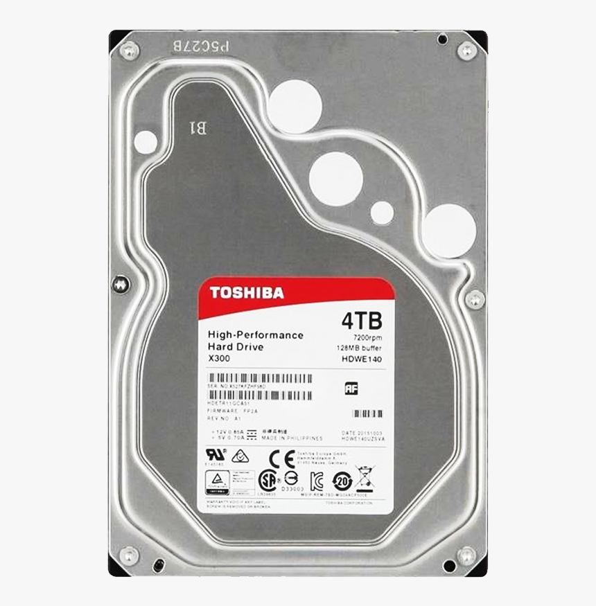 Toshiba X300 4tb, HD Png Download