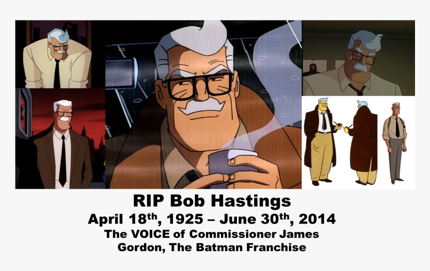 Who Will Light The Bat-signal Now Rest In Peace, Bob - Animated Series James Gordon, HD Png Download