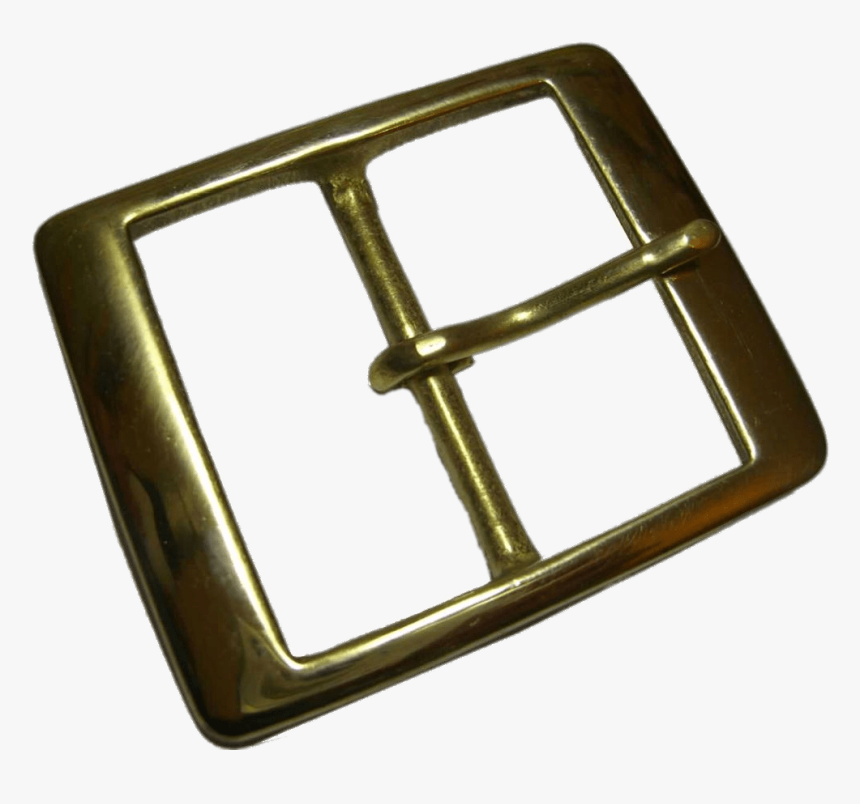 Brass Belt Buckle - Gold Buckle Transparent, HD Png Download