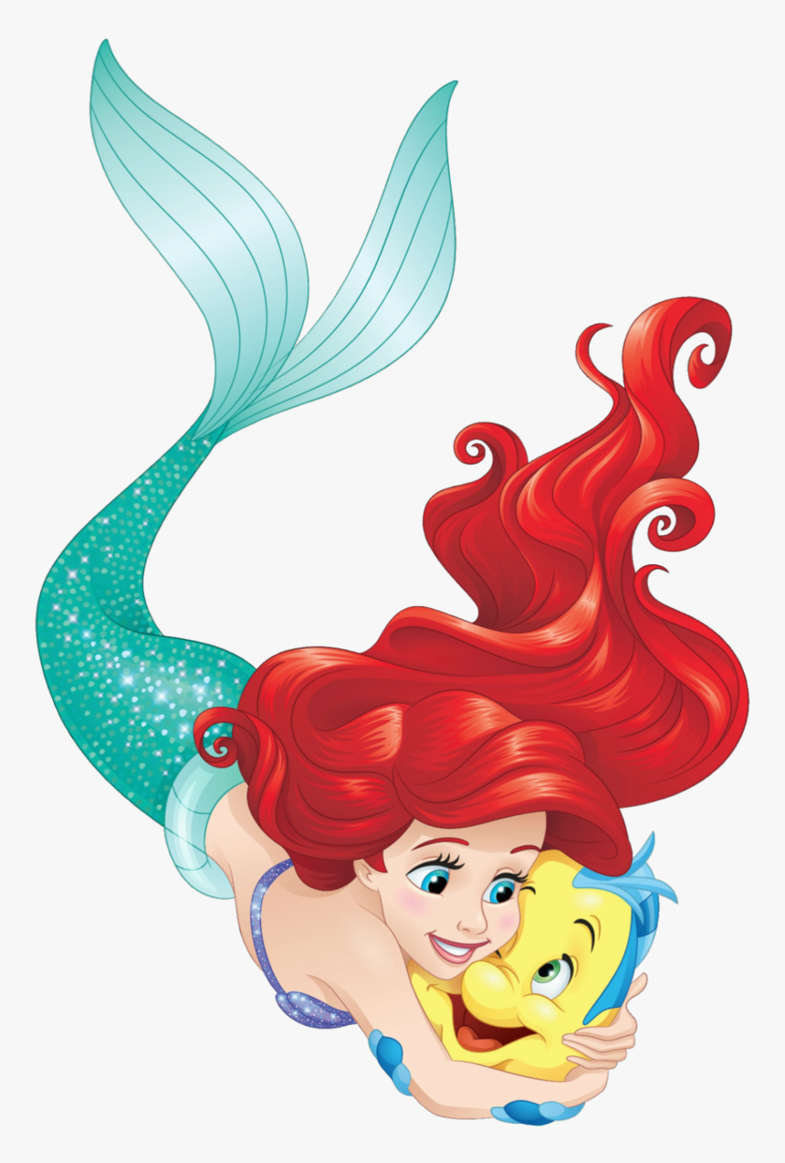 Mermaid Png, Download Png Image With Transparent Background, - Ariel And Flounder Png, Png Download