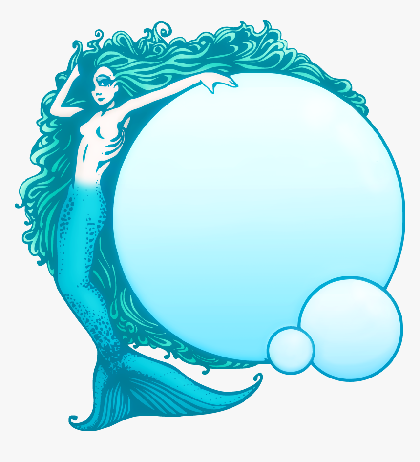 Mermaid Public Domain Clipart - Public Domain Free Mermaid, HD Png Download