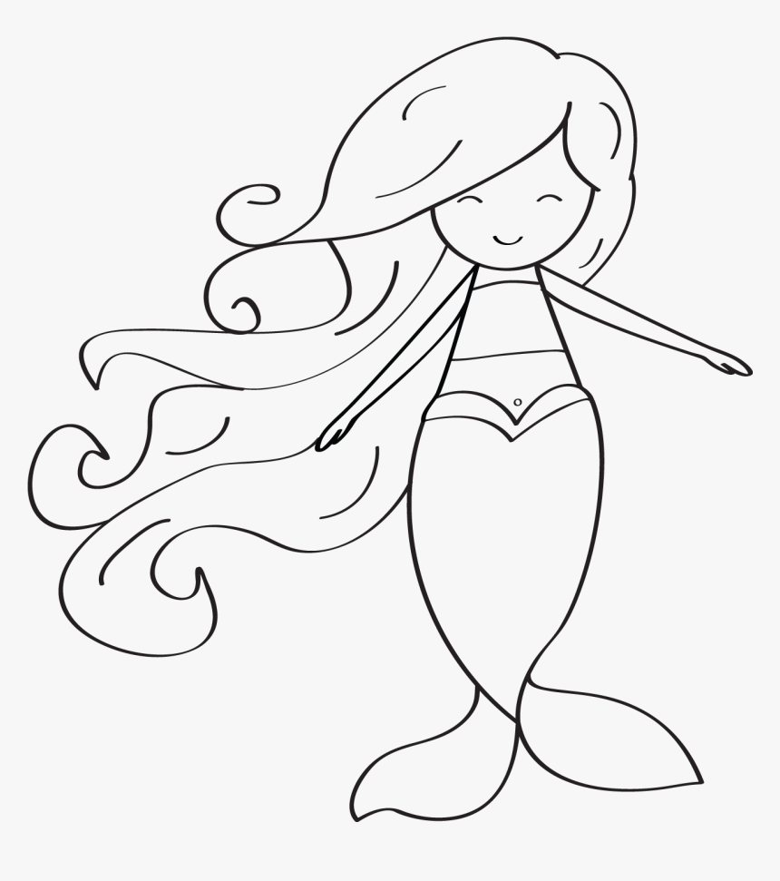 Mermaid Clipart Black And White - 187 1871151 Cliparts For Free Clip Art Black And White 
