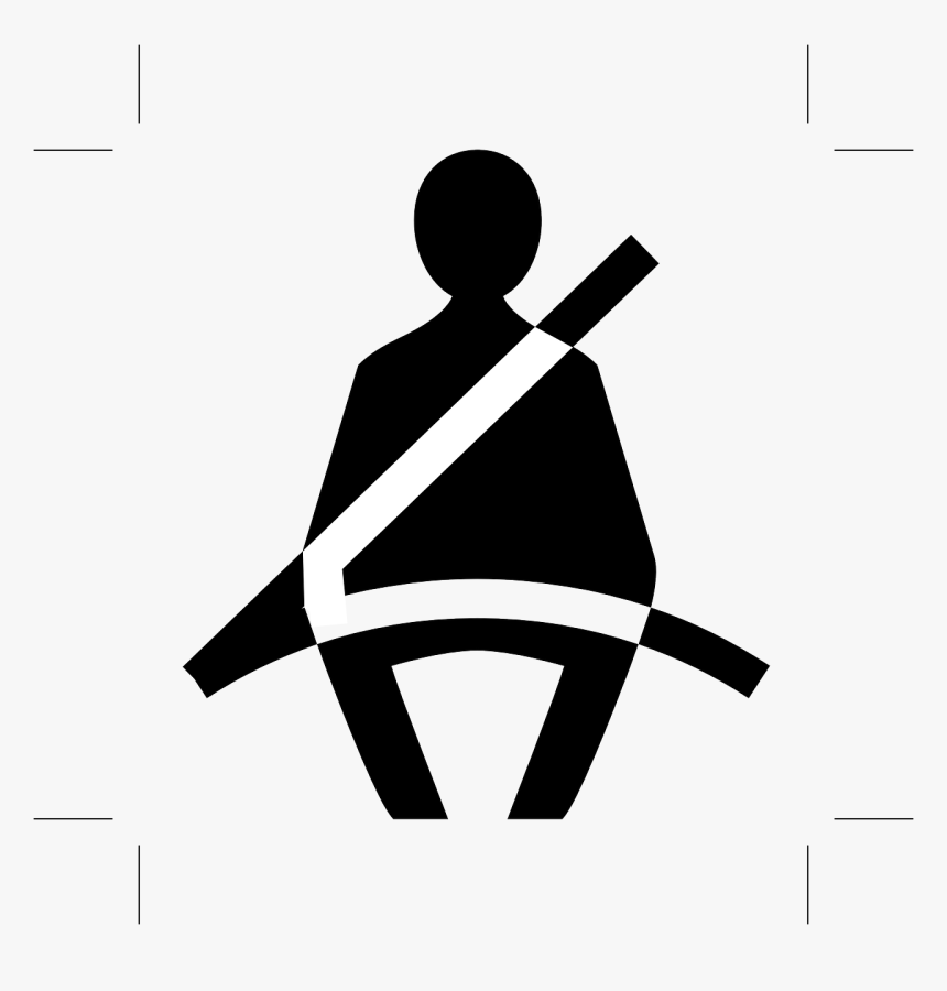 Car Seat Belt Clipart, HD Png Download