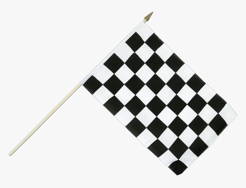 Checkered Hand Waving Flag - Monster Truck Centerpieces, HD Png Download