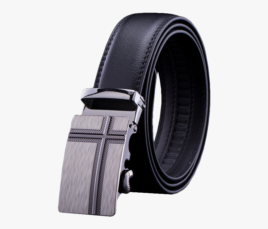 Mens Adjustable Cross Buckle Belt - Buckle, HD Png Download