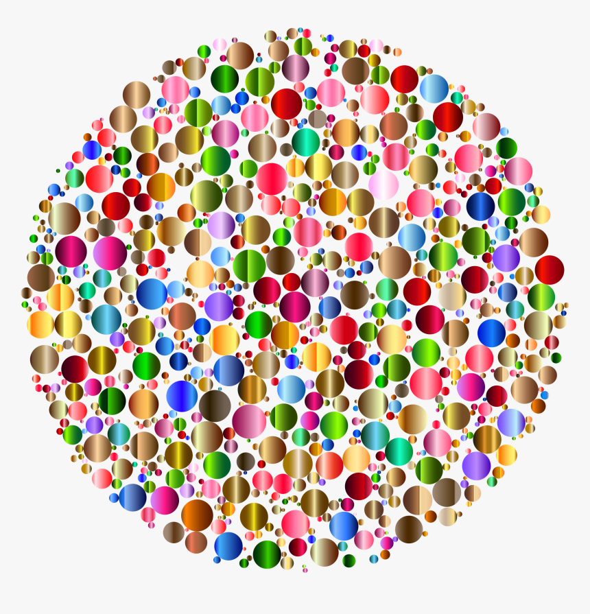 Colorful Circle Fractal 5 Clip Arts - Portable Network Graphics, HD Png Download