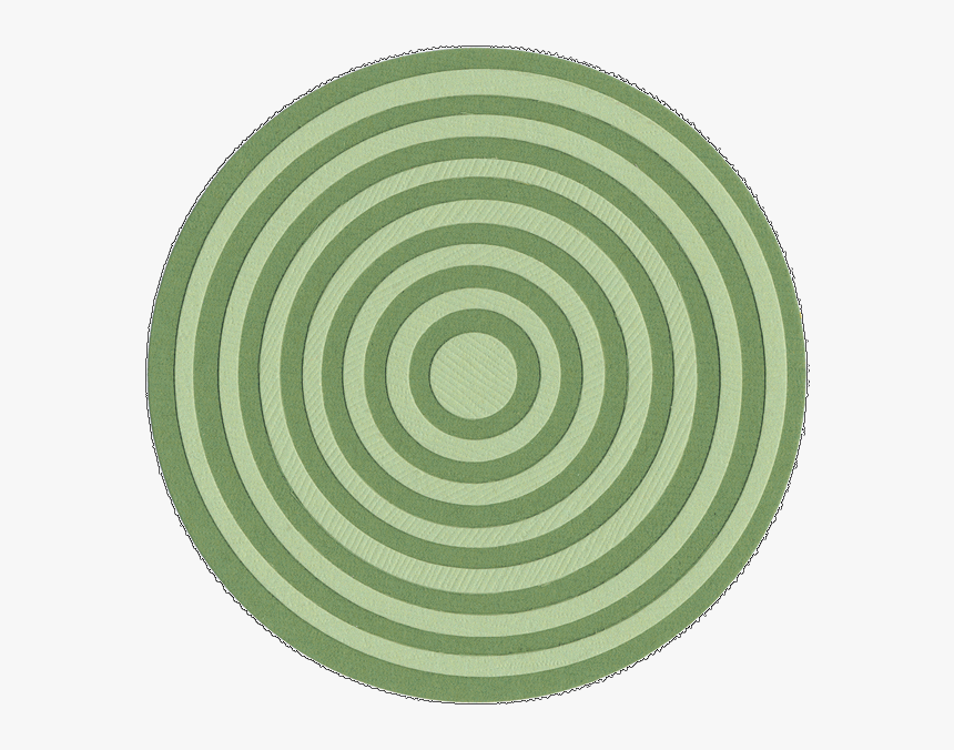 Green Concentric Circles B - Stare At The Center Gif, HD Png Download