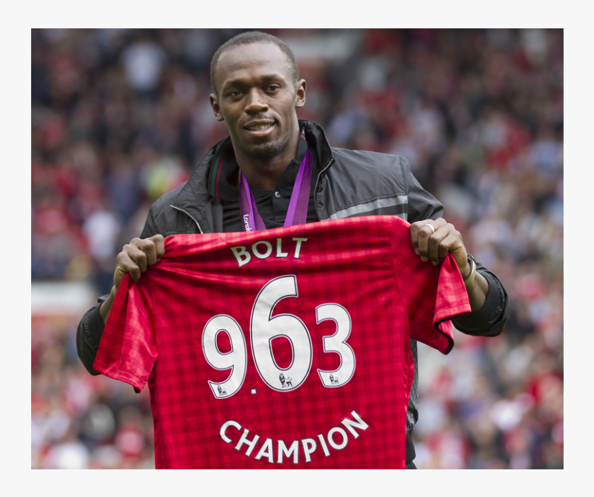 Usain Bolt Jugará Para El Manchester United - Usain Bolt Going To Play For Manchester United, HD Png Download