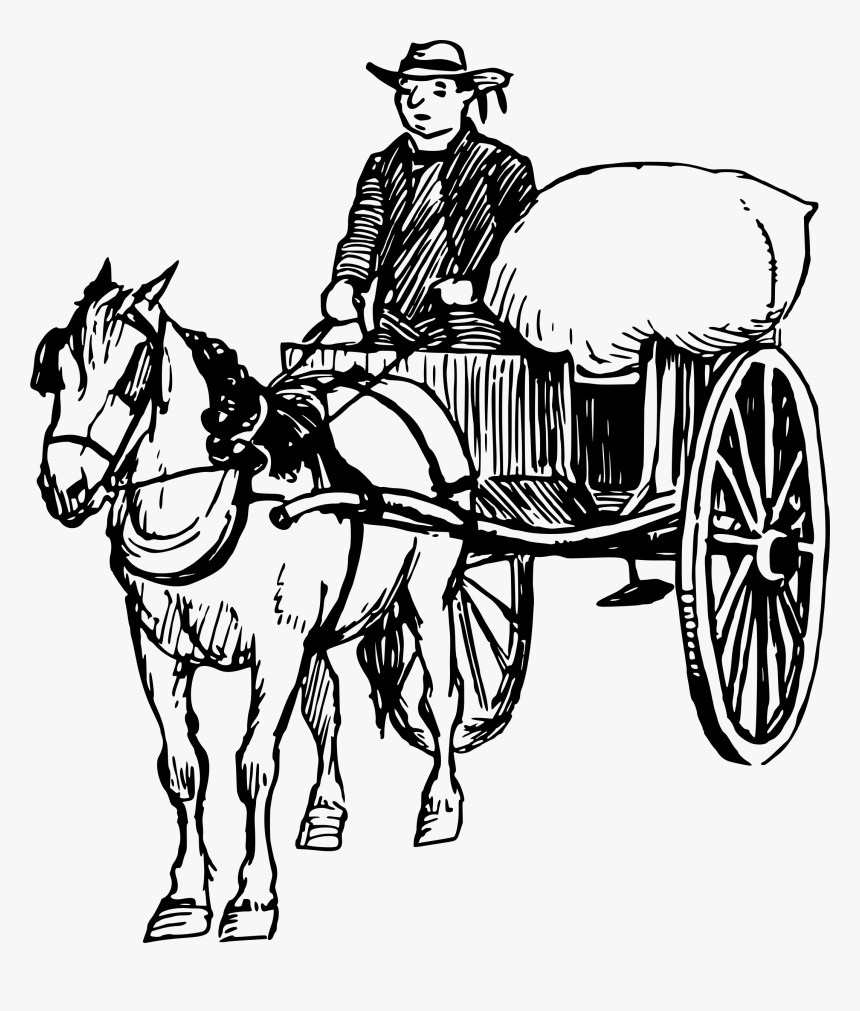 Horse And Cart Clip Arts, HD Png Download