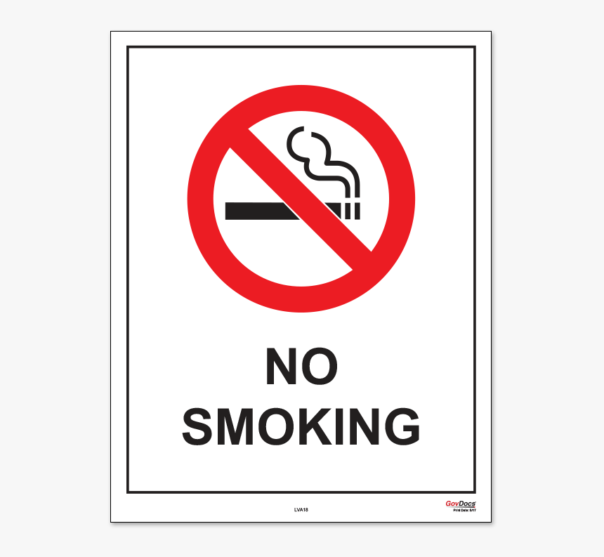 Safety Signs No Smoking, HD Png Download