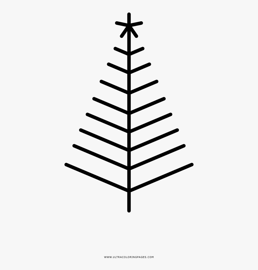 Árbol De Navidad Página Para Colorear - Buddhi, HD Png Download