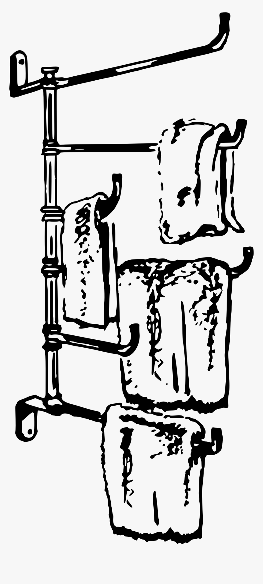 Towel Rack Clip Arts - Icon, HD Png Download