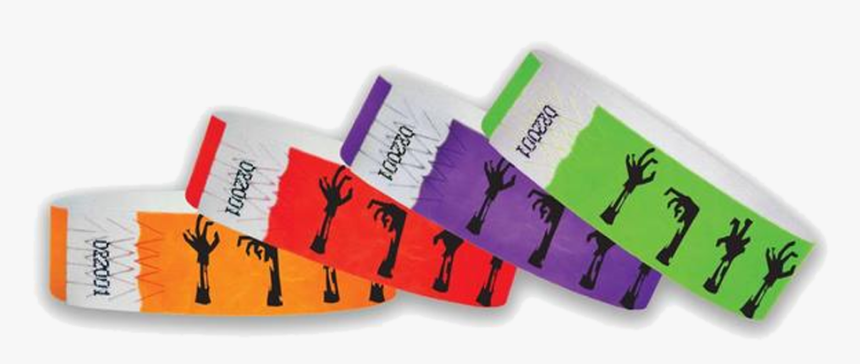 3/4 Tyvek Wristband Halloween/zombie Hands - Sock, HD Png Download