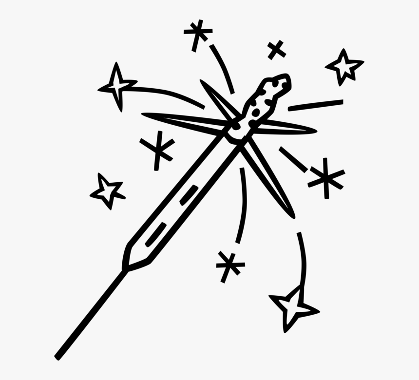 Transparent Sparklers Clipart - Sparklers Clipart Black And White, HD Png Download