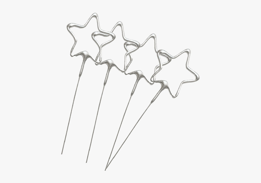 Star Shaped Sparklers 4 - Star Shaped Sparklers, HD Png Download