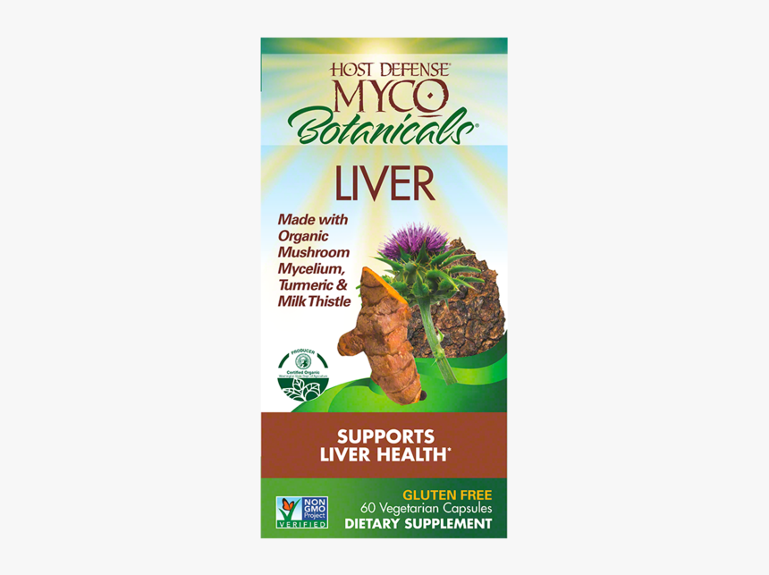 Mycobotanicals® Liver Capsules - Fungi Perfecti Mycobotanicals, HD Png Download