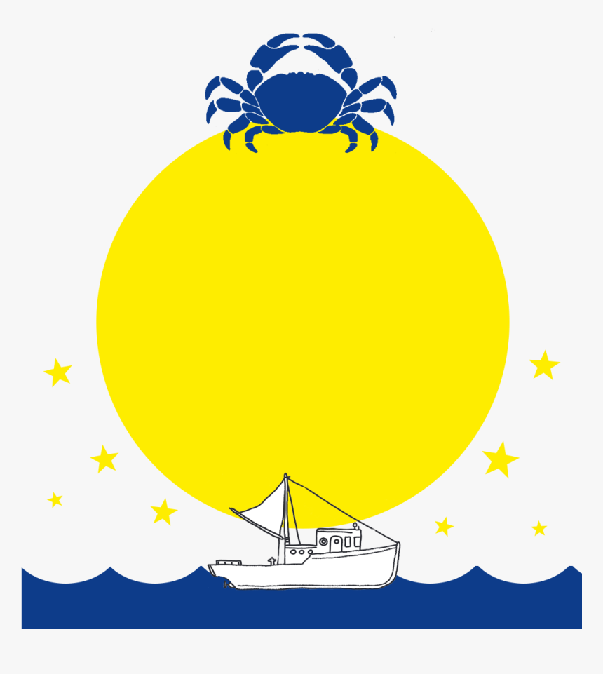 Blue Crab Yellow Background 800 Boat - Crab, HD Png Download