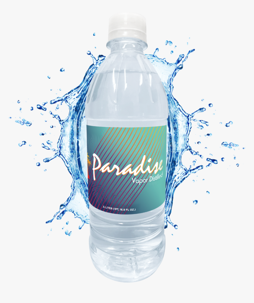 Vapor Distilled Water - Plastic Bottle, HD Png Download