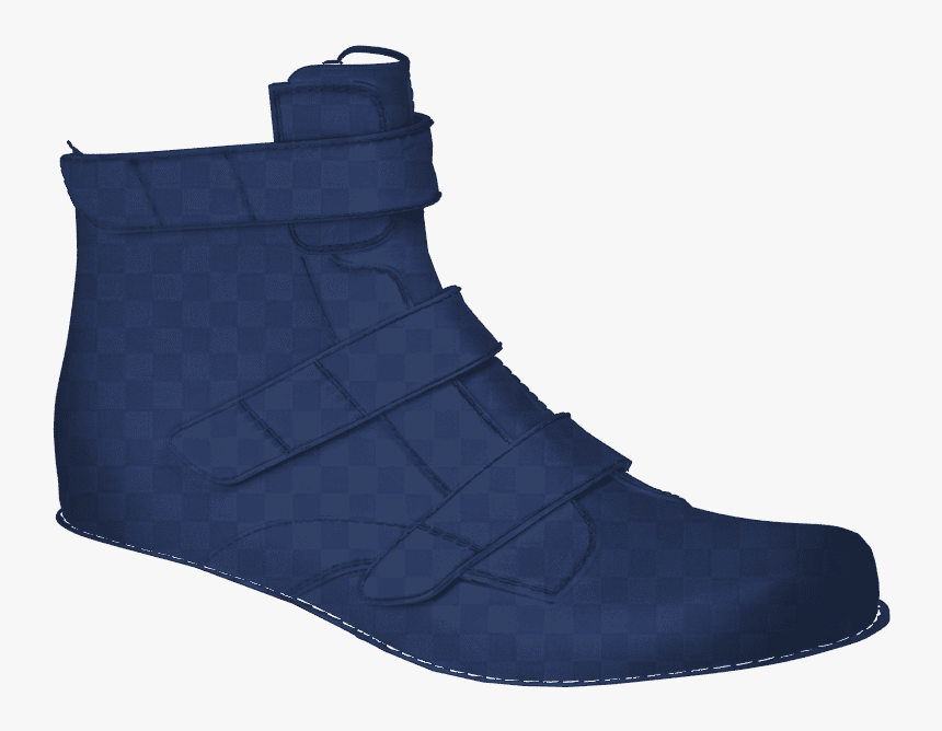 S1506 Navy Squares Patent - Nubuck, HD Png Download