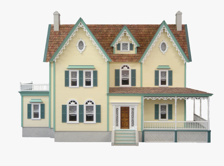 Villa - Large Wood Dollhouse, HD Png Download