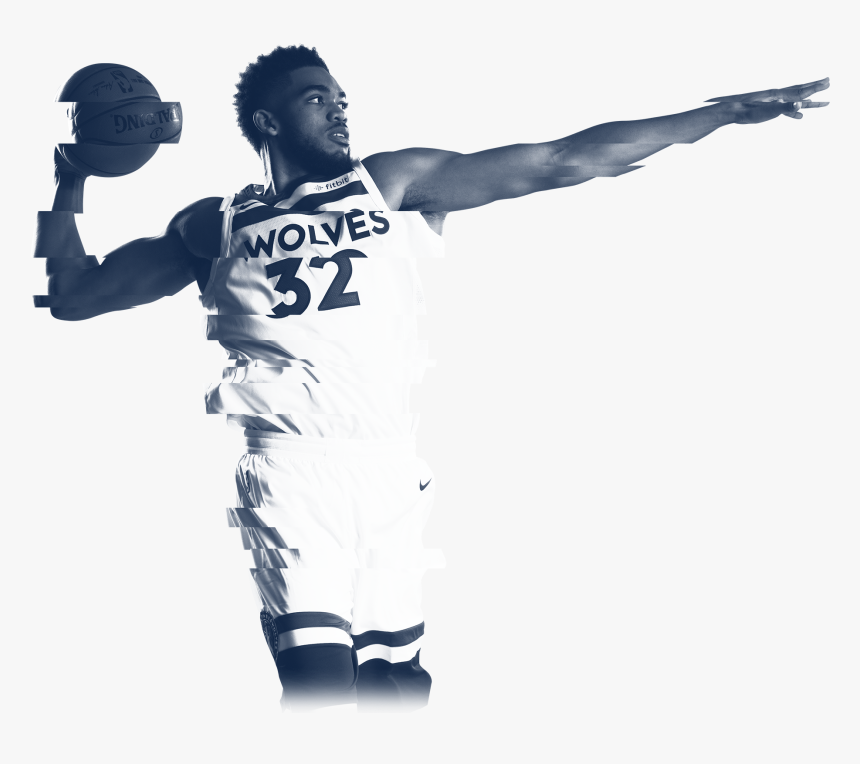 Karl-anthony Towns Glitch Effect - Karl Anthony Towns Transparent, HD Png Download