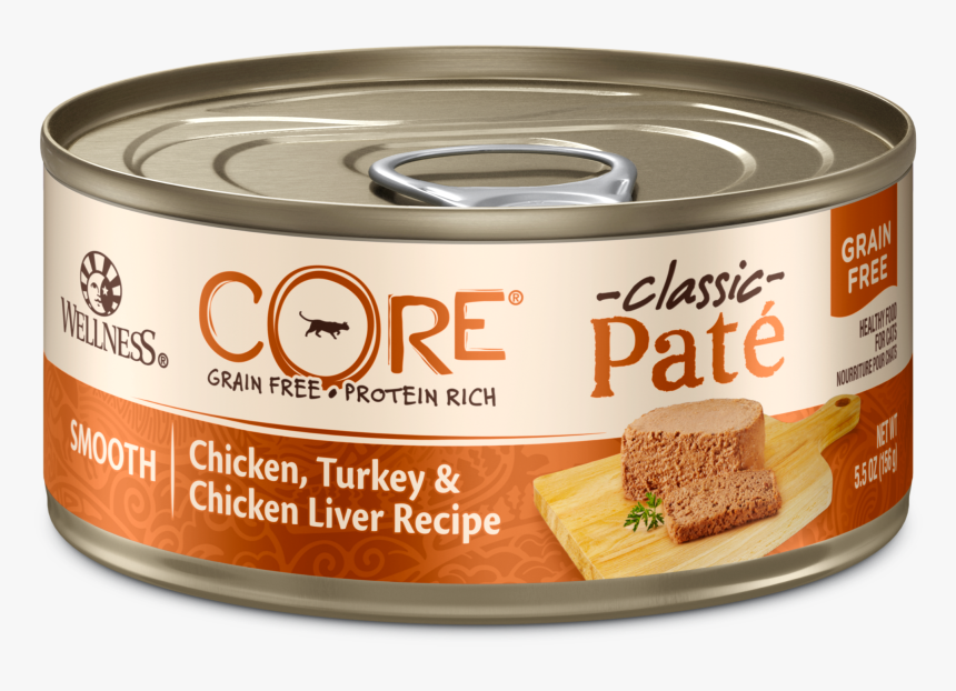 Chicken, Turkey & Chicken Liver - Cat Food Wellness Core Wet, HD Png Download