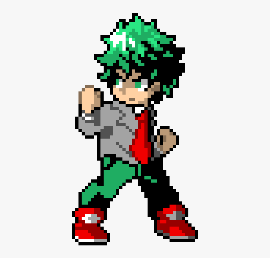 Izuku Midoriya Pixel Art, HD Png Download