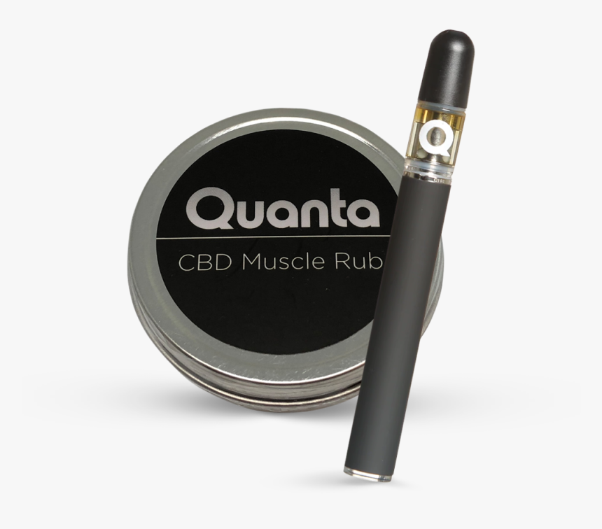 Quanta Cbd Muscle Rub Cbd Vape Pen - Quanta Cbd, HD Png Download