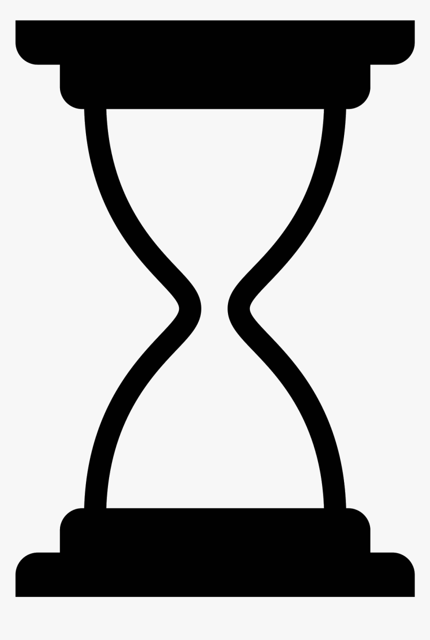 Vector Black And White Library Icon Free Download Png - Icono Reloj De Arena Png, Transparent Png
