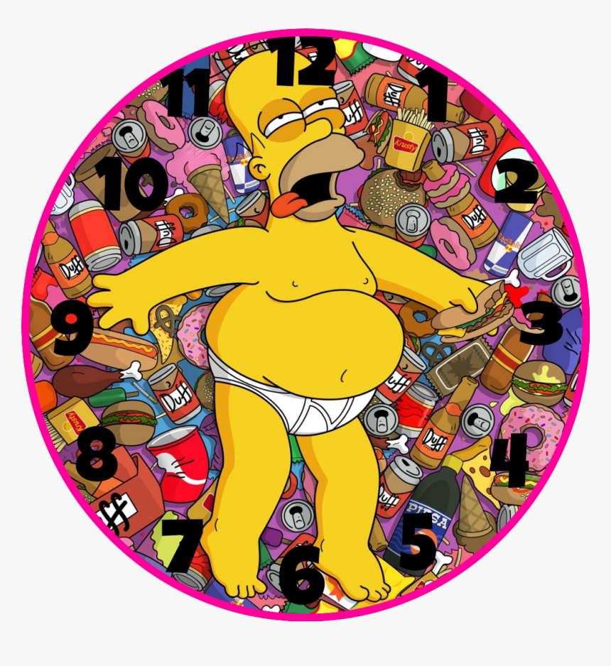 ##simpsons #homer #reloj - Obesity Homer, HD Png Download