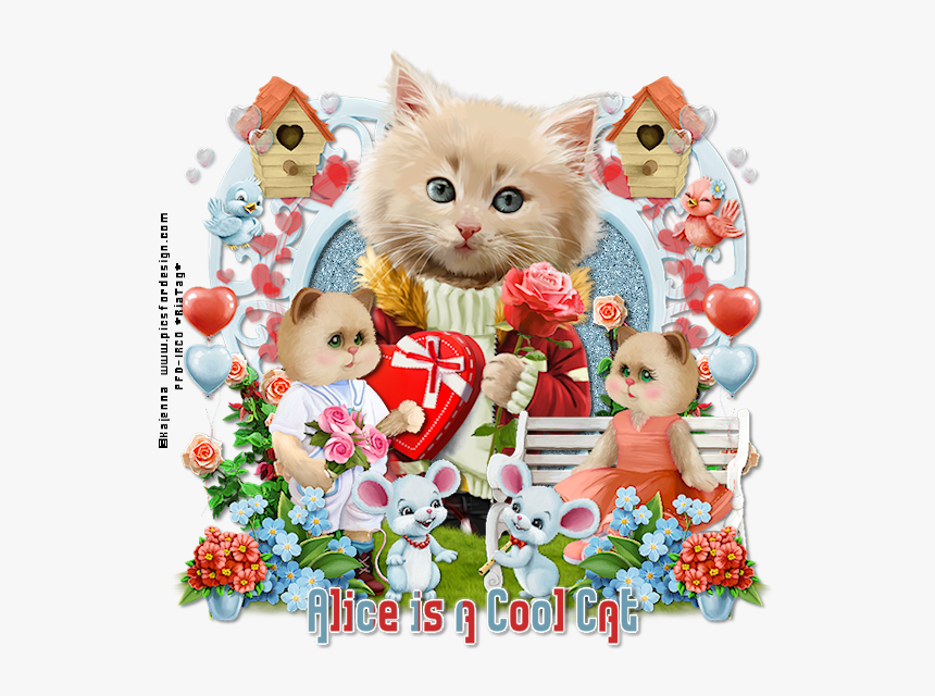 Alice Is A Cool Cat Foru - Kitten, HD Png Download