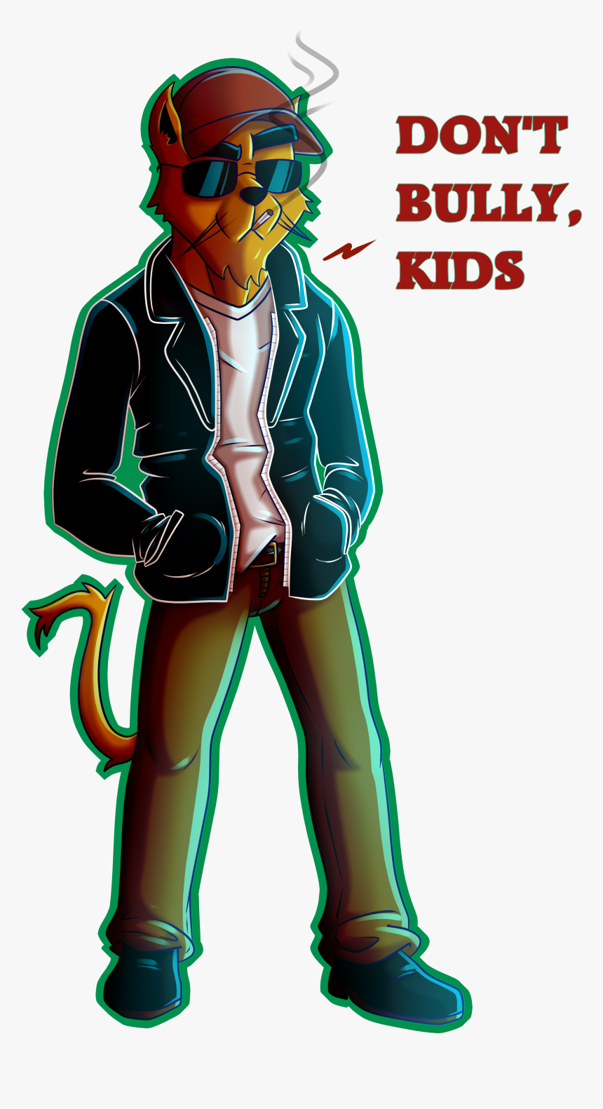 Real Cool Cat - Cartoon, HD Png Download