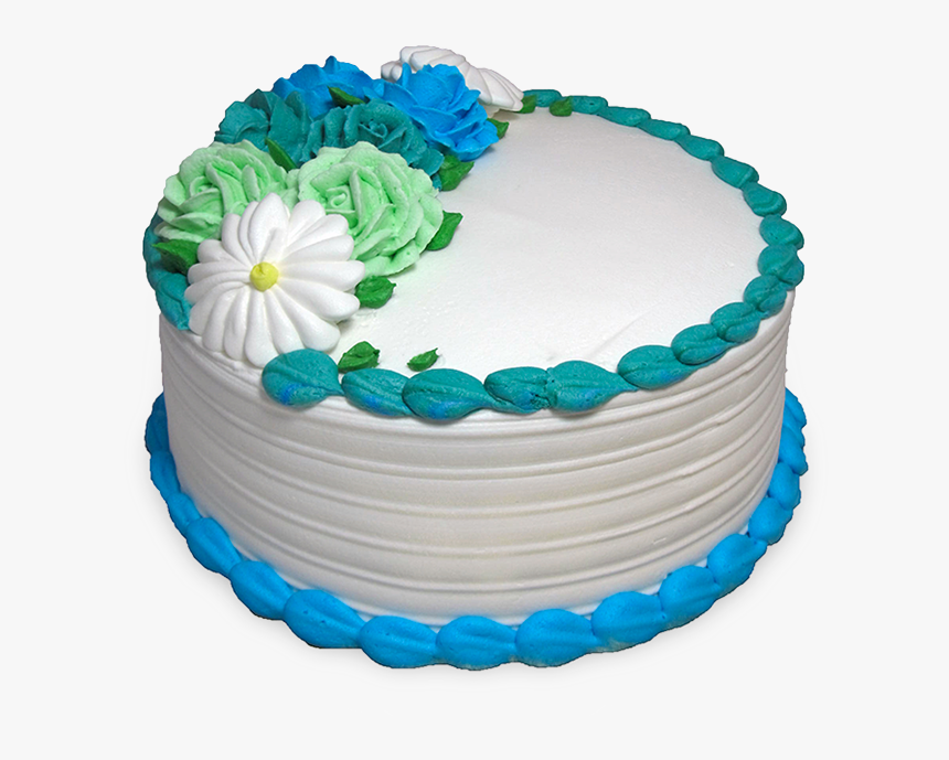 Round Cakes Decorated With Flowers, HD Png Download , Transparent Png