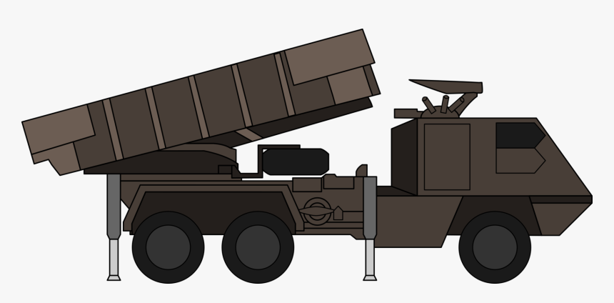 Angle,military Vehicle,weapon - Missile Launcher Truck Png, Transparent Png
