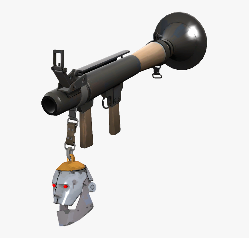 Silver Botkiller Rocket Launcher Photo - Tf2 Carbonado Botkiller Rocket Launcher Mk, HD Png Download
