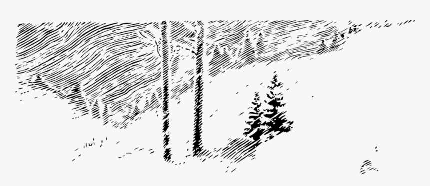 Winter Trees Clip Art, HD Png Download