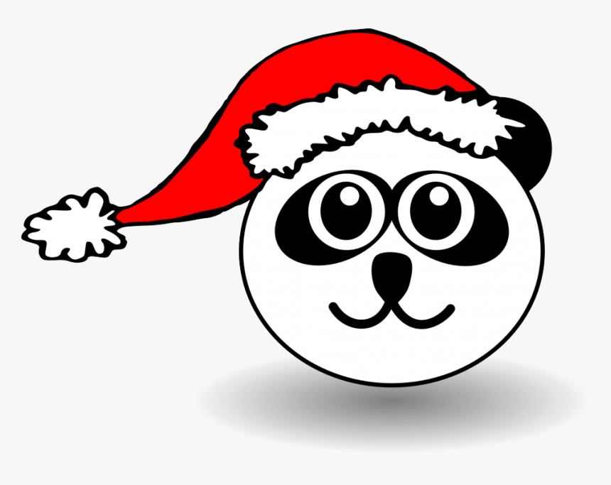 Transparent Santa Hat Clip Art - Cartoon Cat With Christmas Hat, HD Png Download