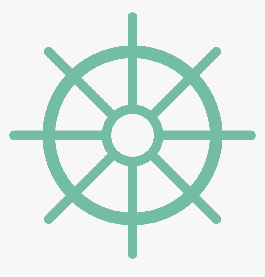 Buddhist Christian Islam Hindu Clipart , Png Download - Boat Steering Wheel Png, Transparent Png
