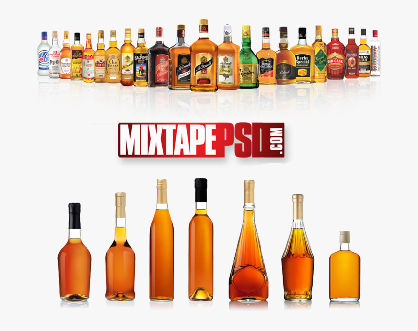 Transparent Liquor Bottle Png, Png Download
