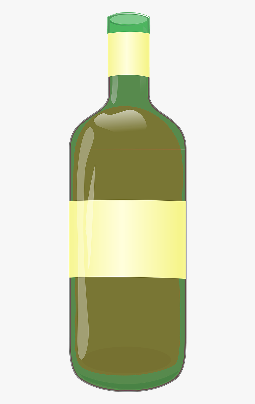 Liquor Bottle Green Free Picture - Cheese And Wine Cartoon, HD Png Download