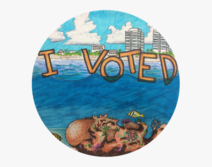 And The I Voted - Voted Sticker India, HD Png Download