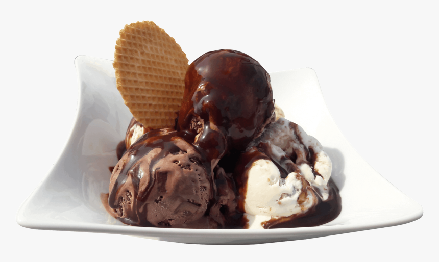Ice Cream Sundae Png Free Download - Chocolate Ice Cream Png, Transparent Png