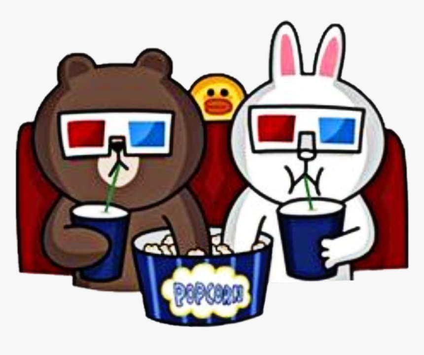 Transparent Movie Theater Popcorn Clipart - Cony And Brown Cinema, HD Png Download